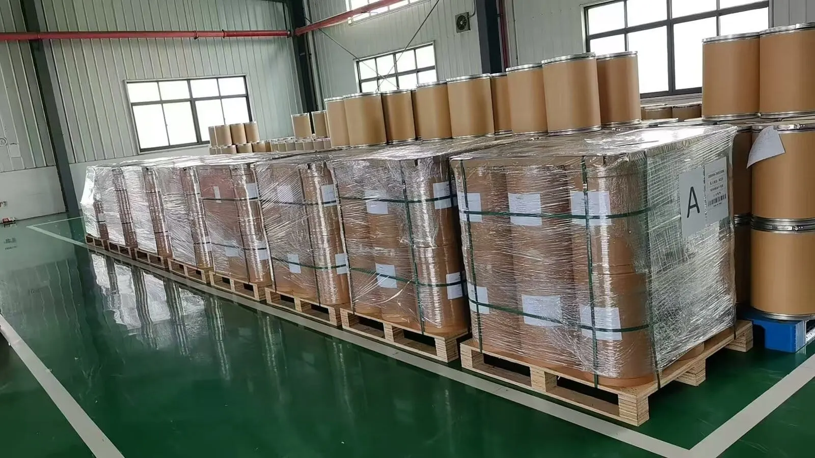 Cajas de exportación con documentación por lote