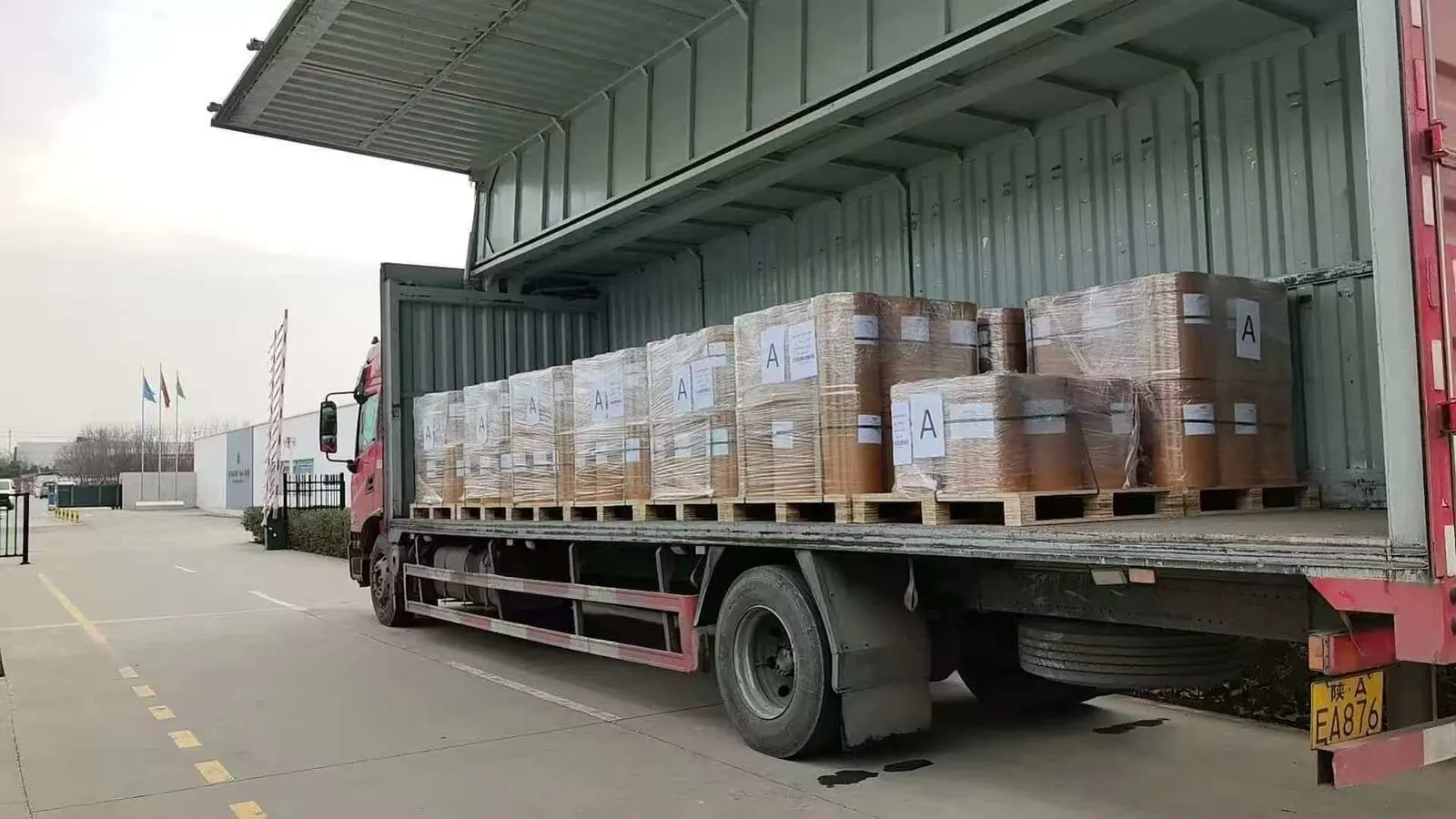 Loading containers for dispatch