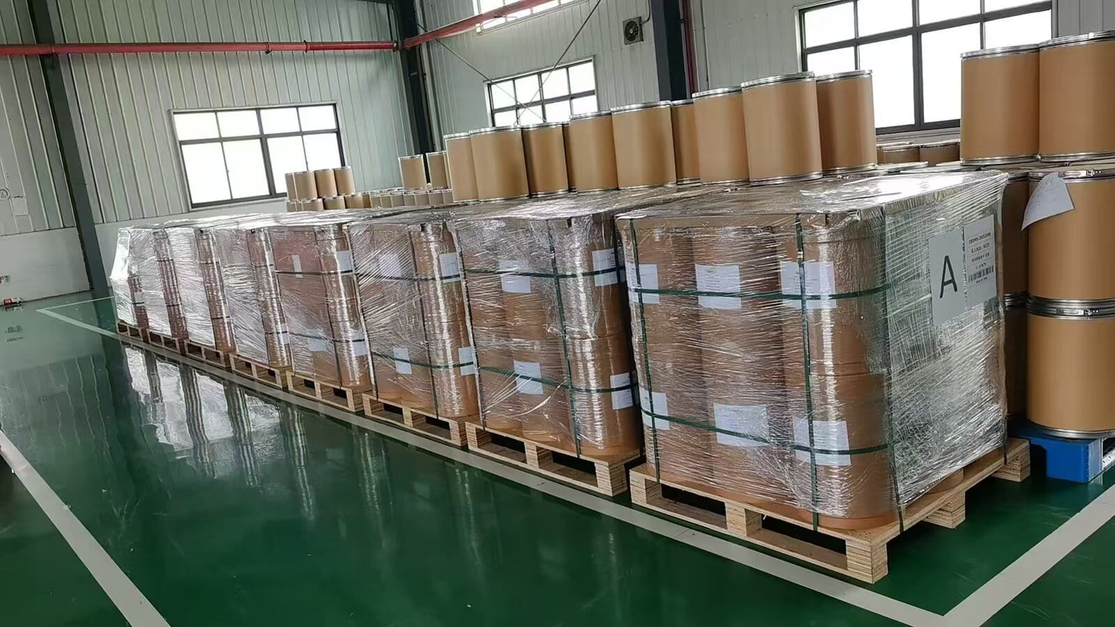 Export cartons with batch documentation